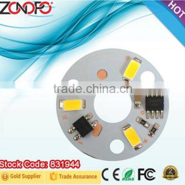 3w 5w 7w 10w 12w 15w compact driverless light engine led bulb candle light smd5730 220v mos dimming ac module