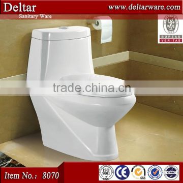 arabic ceramic toilet wc price, Smooth Surface One Piece SASO Toilet, Eco-Friendly Ceramic Toilet