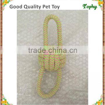 Pet rope toys for dog with cute small ball made in very good quality