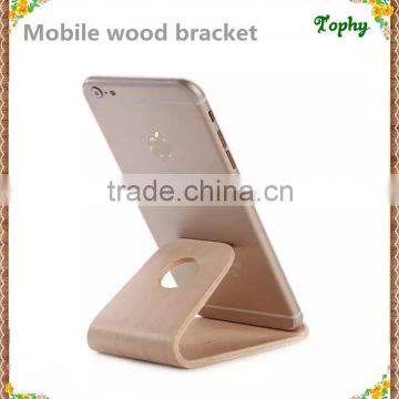 New design Bamboo wholesale Wood holder For mobile phone Stand Bracket
