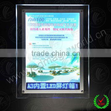 New advertising acrylic plastic light sign box