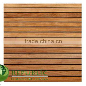 Teak Deck Tiles Standard - Modern Teak Outdoor Furniture