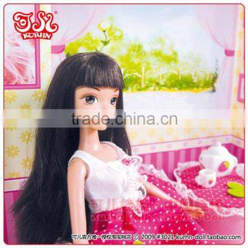 11.5 inch DIY vinyl toy doll for girl