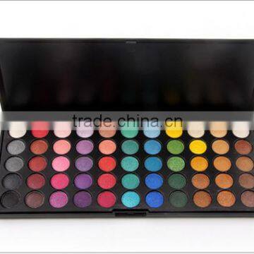 Chinese Factories Wholesale Custom Hit 55 Color Cosmetic Box, Black Eye Shadow Box