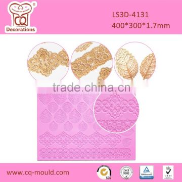 3D sugar Cake lace Mat for Masquerade Ball Party