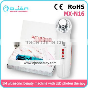 new designed 3M ultrasonic beauty machine with LED photon therapy