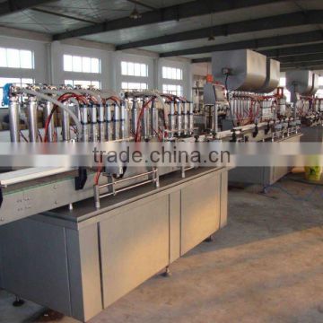 High efficient top sell small capacity sauce jar filling machine