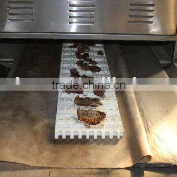 Continuous pet food microwave dryer machine for jerky