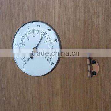 Decorative Mounted Round Metal Thermometer photo-3