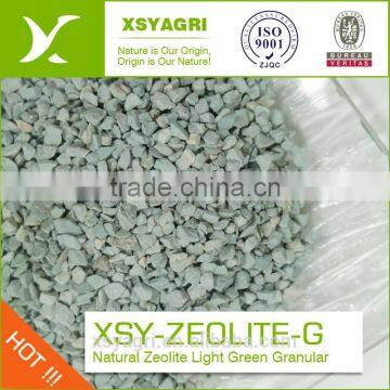 High CEC green nature zeolite for water treatment animal husbandry