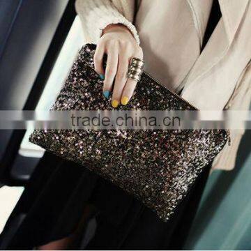 Factory Custom Fashion EU and The US Leopard Top Brand Clutch Bag | Sequins Clutch Bag | Coin Purse | Shopping Bag ( BXCP005 )