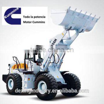 China Nueva Pala Cargadora 3.0m3 956h 5 tonedades Motor CUMINS 4x4