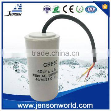 Jenson cbb60 star capacitor 450v ac motor capacitor