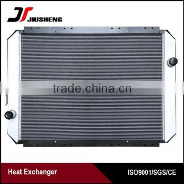 aluminum tube fin excavator water radiator DH225-7 in stock aftermarket replacements