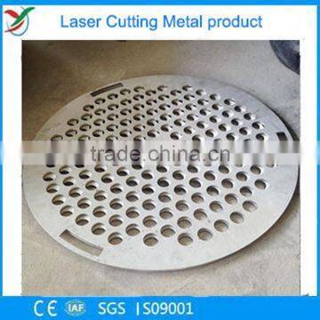 Laser Cutting Ss Round Cakes with Many Holes