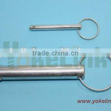Double pull ring quick release pin ball lock pin for tractor