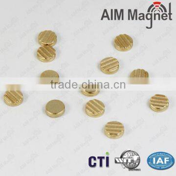Round Disk Magnet Gold photo-3
