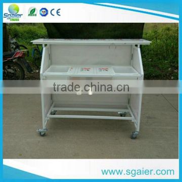 Led light folding bar table,folding smart bar counter