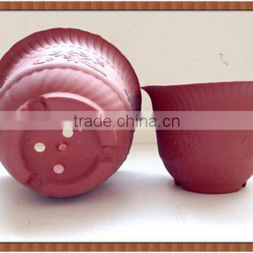 ZD-PF082-83 Terra Cotta Ceramic Garden Flower Pot/Cheap Headstone Round Plastic Flower Pot/High Quality Soft Nursery Plant Pot photo-5
