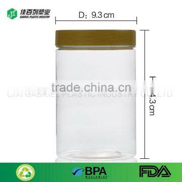 Online shopping pet jar high quality with customize color cap plastic bottle recyled material made in china cookie jar