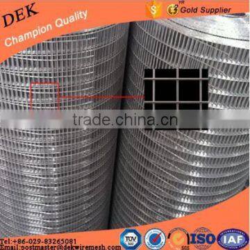 China factory 2x2 galvanized roll panels welded wire mesh fence in 6 gauge