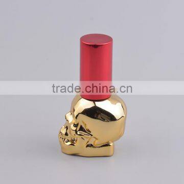14ml Mini Screw Atomizer Skull Shaped Glass Sprayer Bottles for Cosmetic Perfume