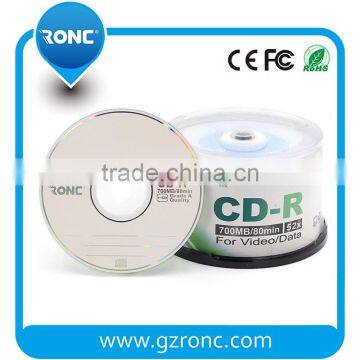 52X CD Recording Speed and 700MB Disk Capacity cd