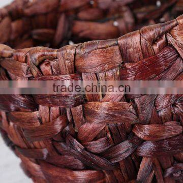Indoor Planters Natural Water Hyacinth Woven Plant Basket Lowes Wholesale Flower Pots photo-3