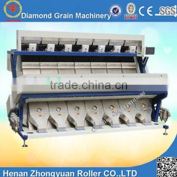 Agricultural color separation machine for grains sorting