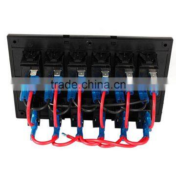 Brand New Waterproof 6 Gang Led Boat Marine Rocker Switch Panel RV photo-3