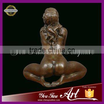 Customize Female Erotic Art Bronze Sculpture photo-4