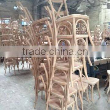 Solid Wooden Cross Back Chair photo-2