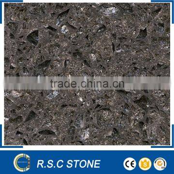 Hot Sell Crystal Shining Blue Quartz Stone,quartz Surface photo-2