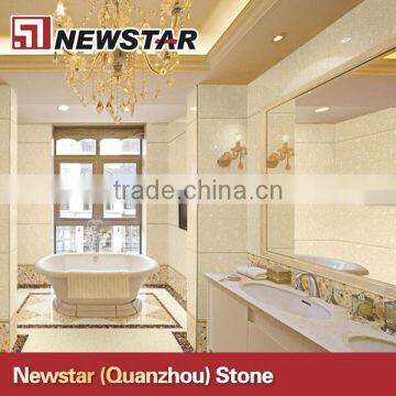 Crema Marfil Artificial Stone Marble Tiles (flooring&wall)
