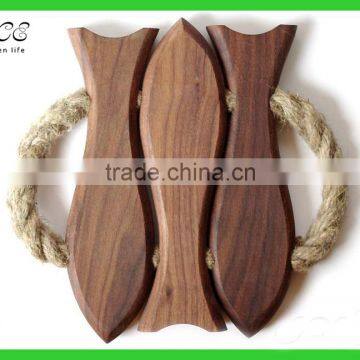 Fish Shape Wooden Coasters photo-2