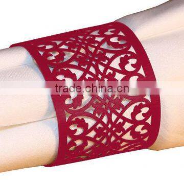 Fashion Decorative Metal Napkin Rings, Wedding Napkin Ring, Handmade Napkin Rings photo-2