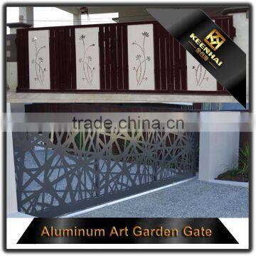 Decorative Carving Panel Aluminum Perforated Laser Cut Door Design