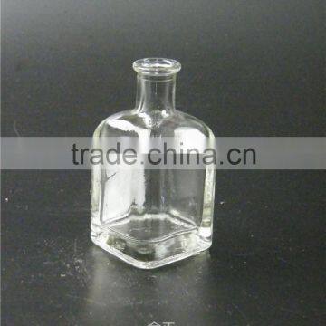 50ml Square glass bottle with cork