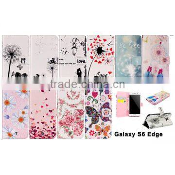 Hot Sales Card Slots Leather Phone Case Cover for Samsung S6 Edge photo-6