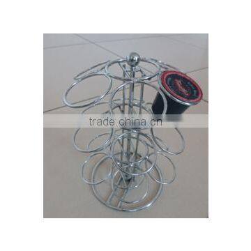 Hangzhou New Hot Metal Mesh 18K- Cup Capacity Coffee Paper Cup Pod Holder Tea Cup Capsule Metal Holder photo-2