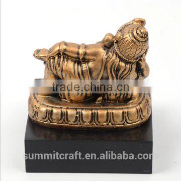 Resin Antique Gold Hindo God Ganesha Wedding Favor Ganesha Idol photo-3