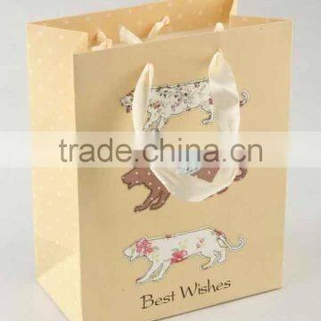 Shopping Paper Bag With Animal Pattern/Foldable Printed Gift Bag photo-6