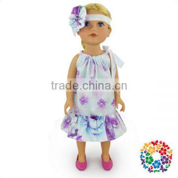 New Beautiful Handmade Party Clothes Fashion Dress for American 18" Doll Fairy Baby Girls Doll Dresses photo-4