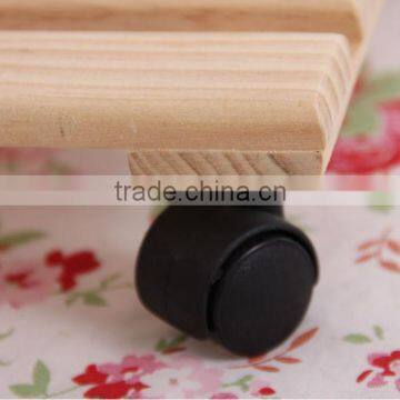 Solid Wood With Wheels Flower-stand photo-5