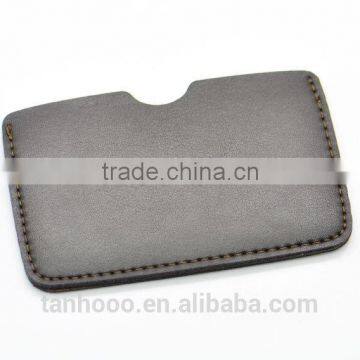 Custom Personalized Factory Direct Wholesale Genuine Leather Card Holder Simple Design