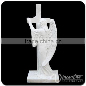 New Design Angel Statues Cemetery Made in China photo-3