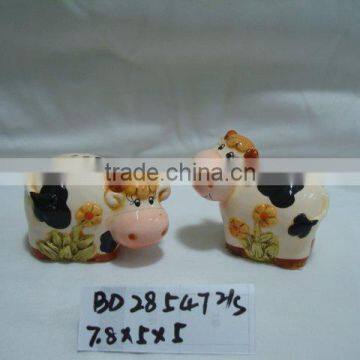 ceramic cow coin bank 9986