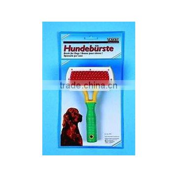 PET'S BRUSH PLASTIC GRIP HANDLED