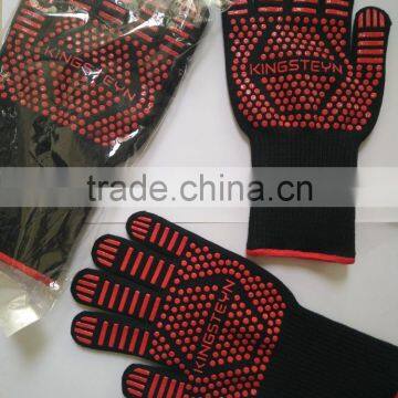 Wholesale Aramid Fiber Heat Resistant BBQ Gloves Cooking Gloves photo-6
