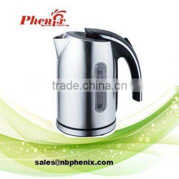 1.7L Stainless steel electric kettle with water level